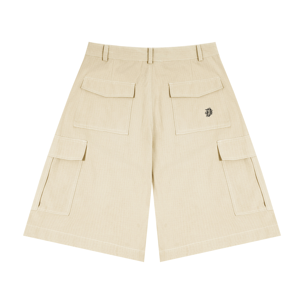 Unisex Woven Cargo Shorts