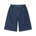 Men's Vintage Wash Denim Shorts