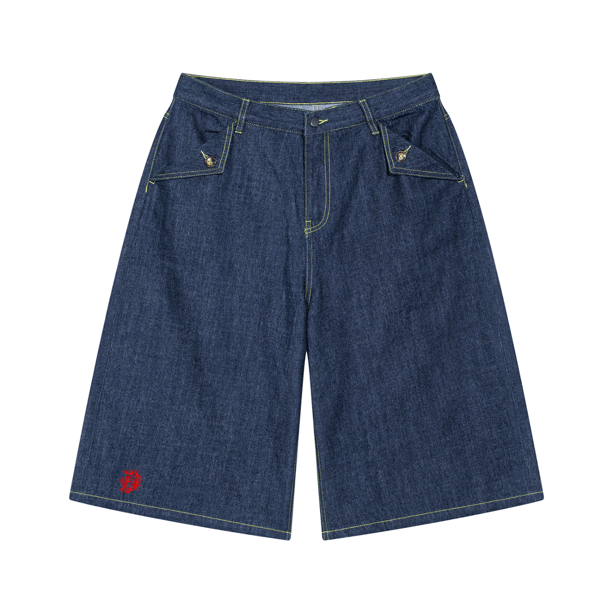 Men's Vintage Wash Denim Shorts