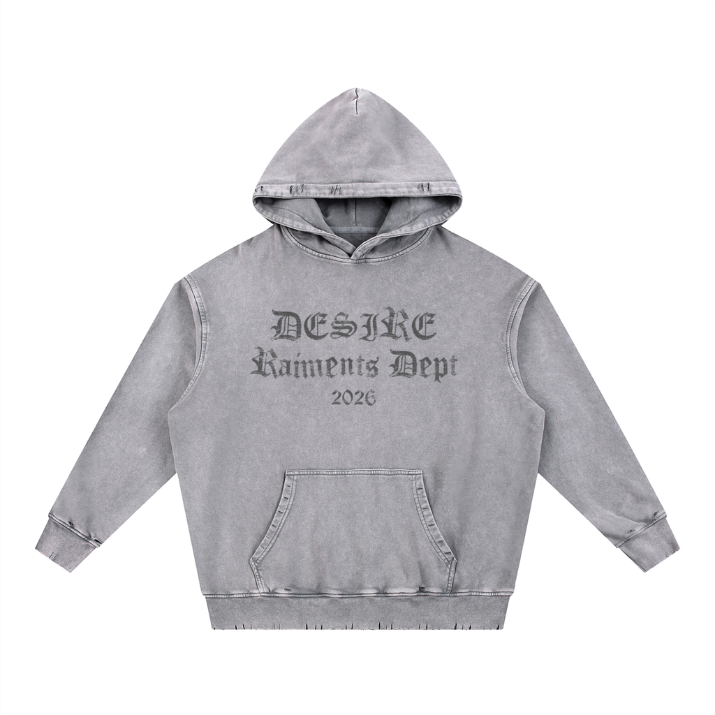 DESIRE snow washed hoodie