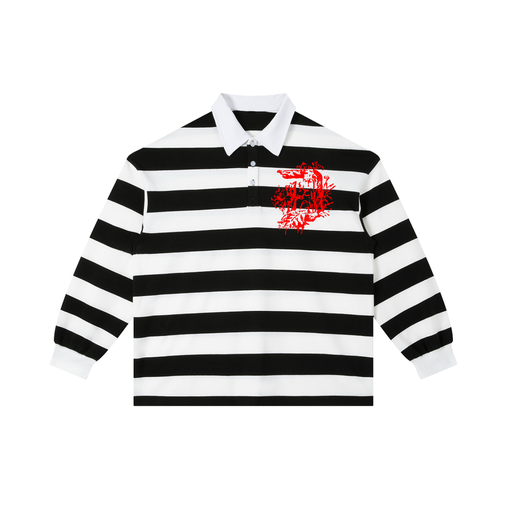 DESIRE UNISEX STRIPED POLO