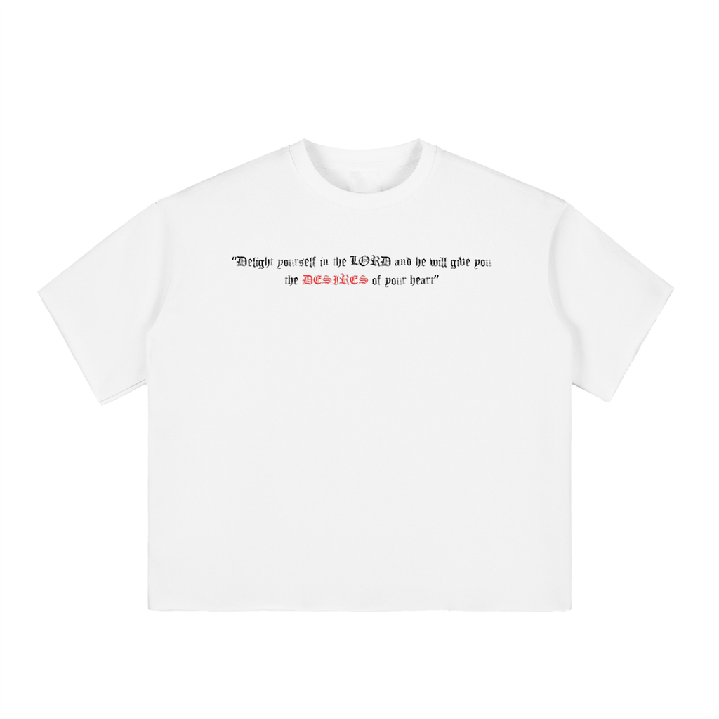 PSALM 37:4 BOX CUT TEE