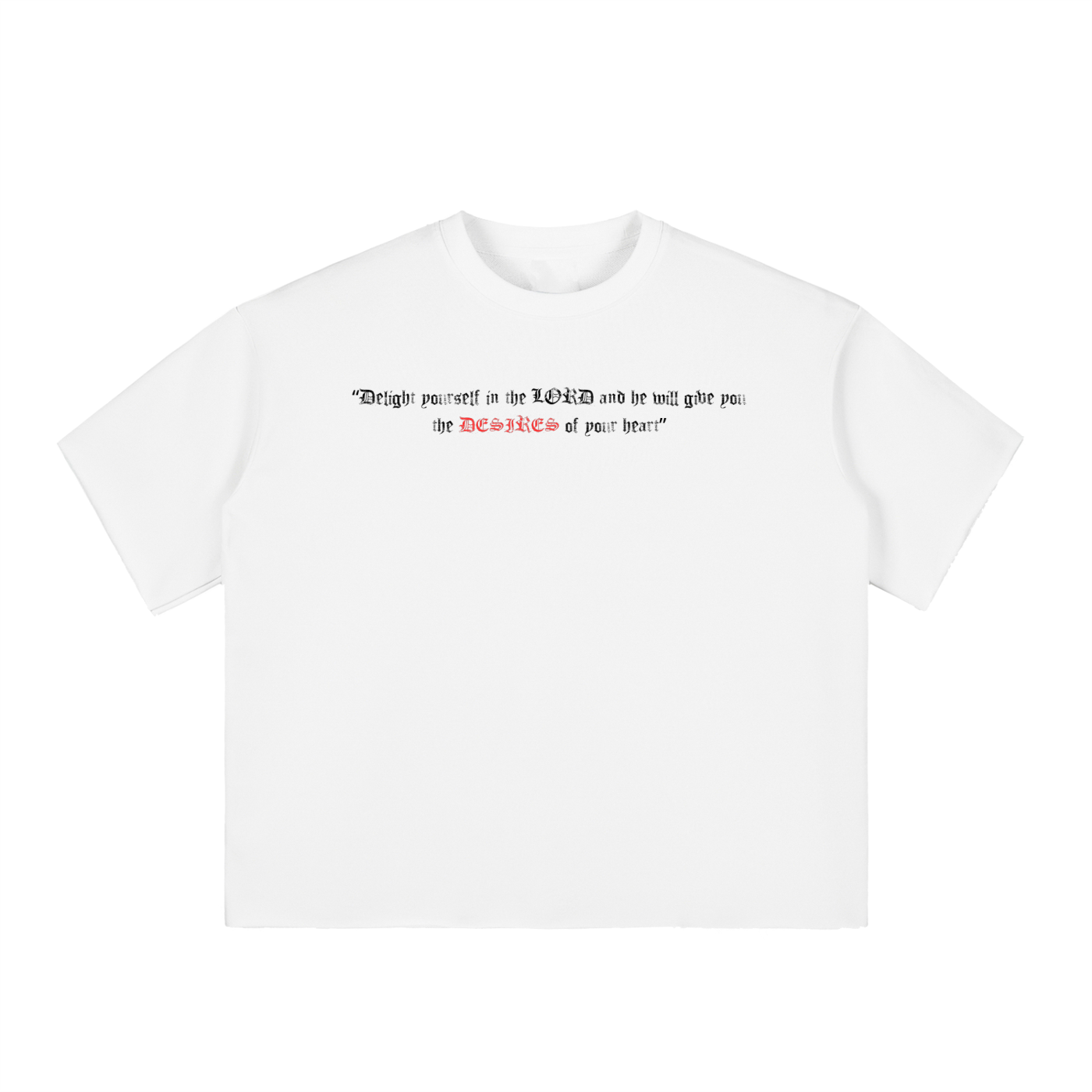 PSALM 37:4 BOX CUT TEE