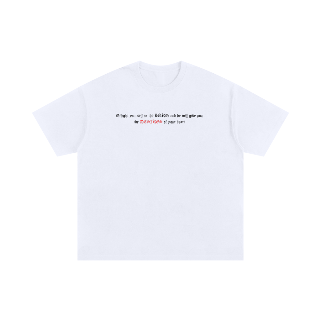 (plus sized) Psalm 37:4 Tee