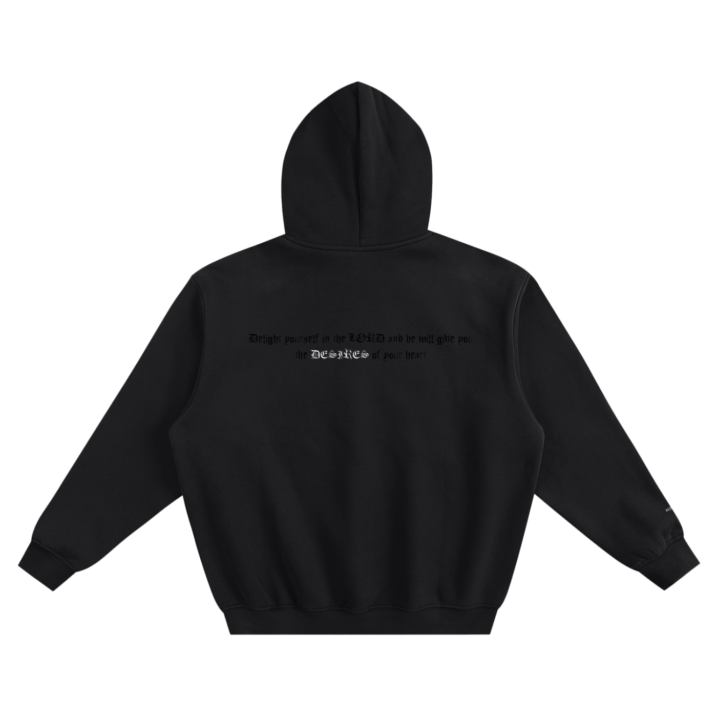 DESIRE LOGO BOX FIT HOODIE