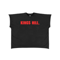 Raw Edge Boxy Non-Shrink T-Shirt