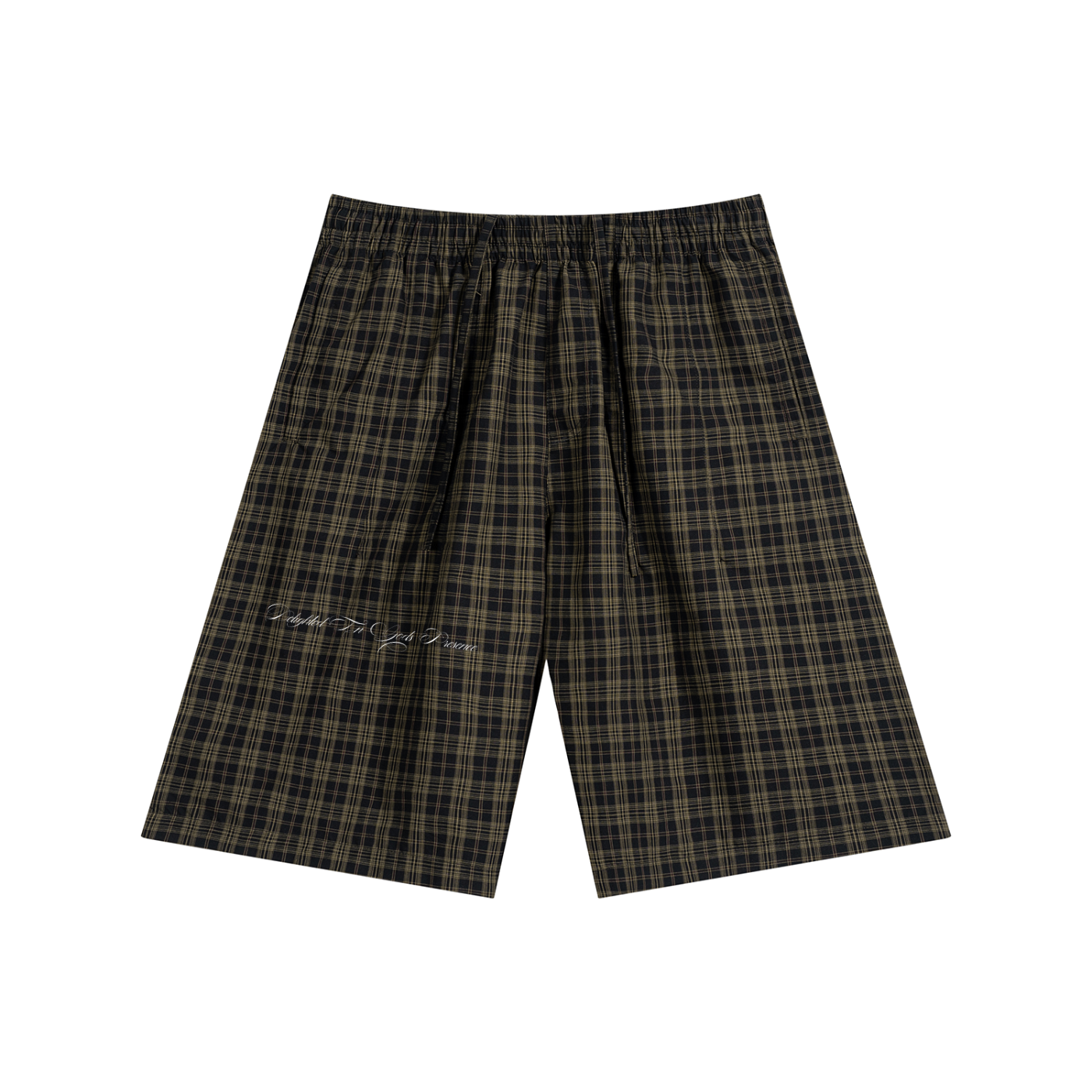 DESIRE "Delighted in God's Presence" Plaid Shorts