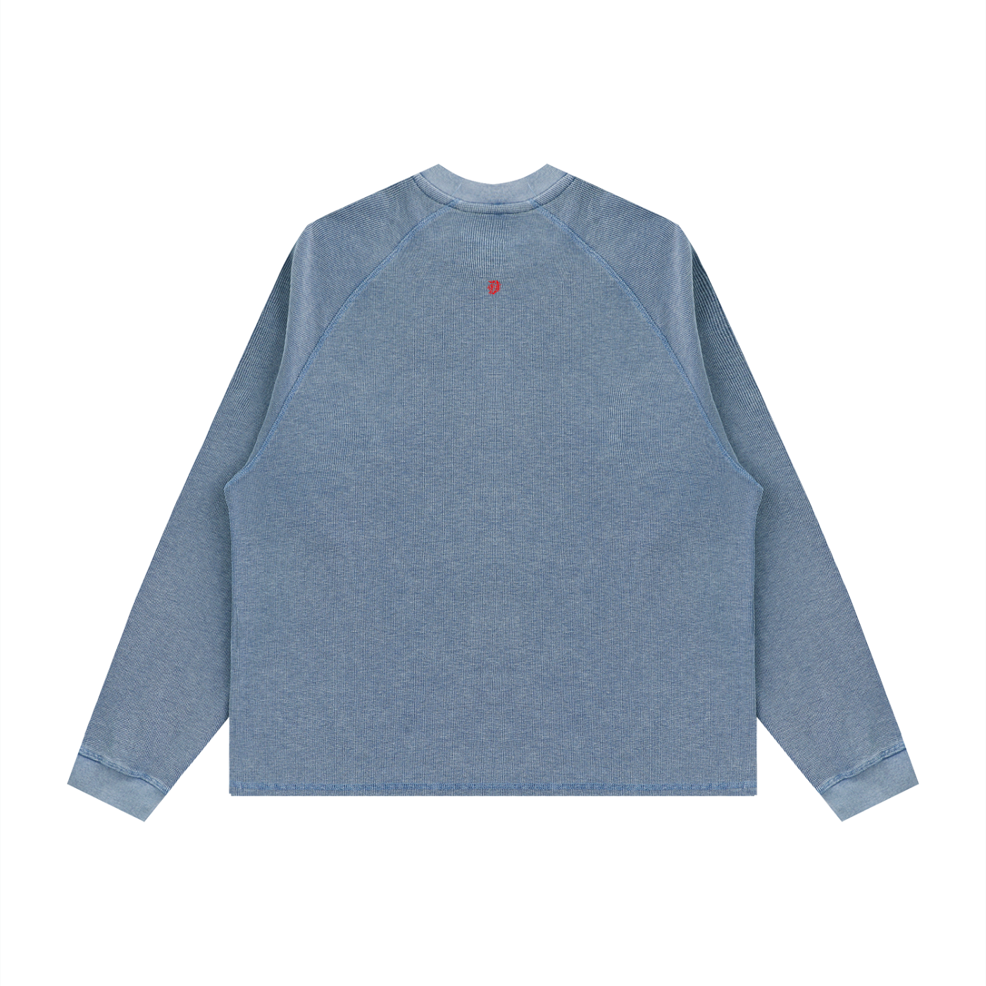 Unisex Vintage Wash Boxy  Waffle T-Shirt
