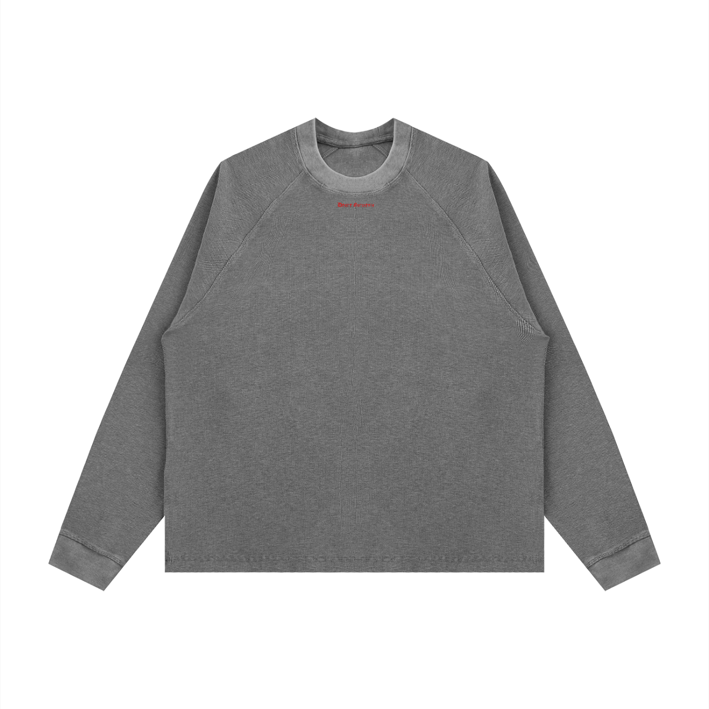 Unisex Vintage Wash Boxy  Waffle T-Shirt