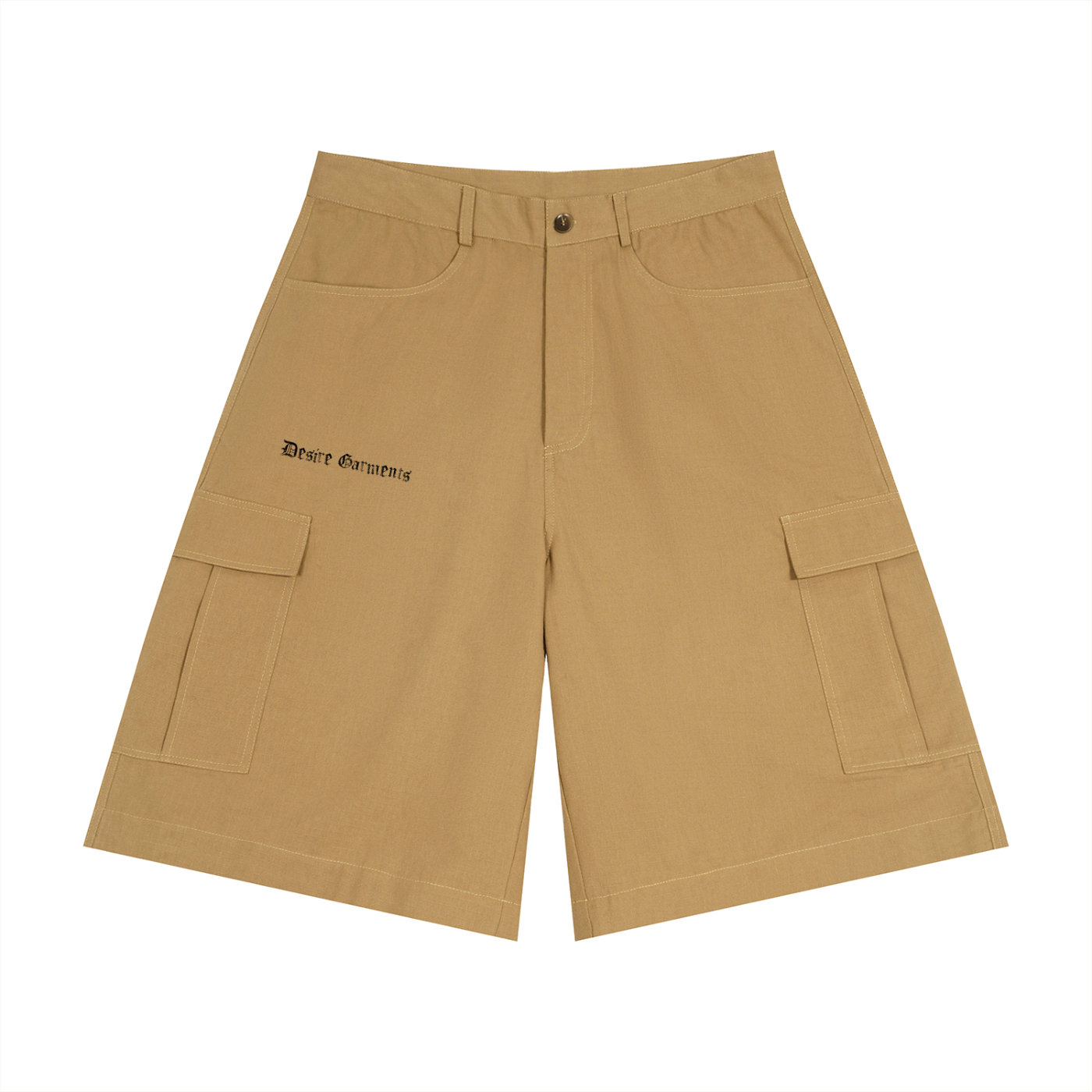 Unisex Woven Cargo Shorts