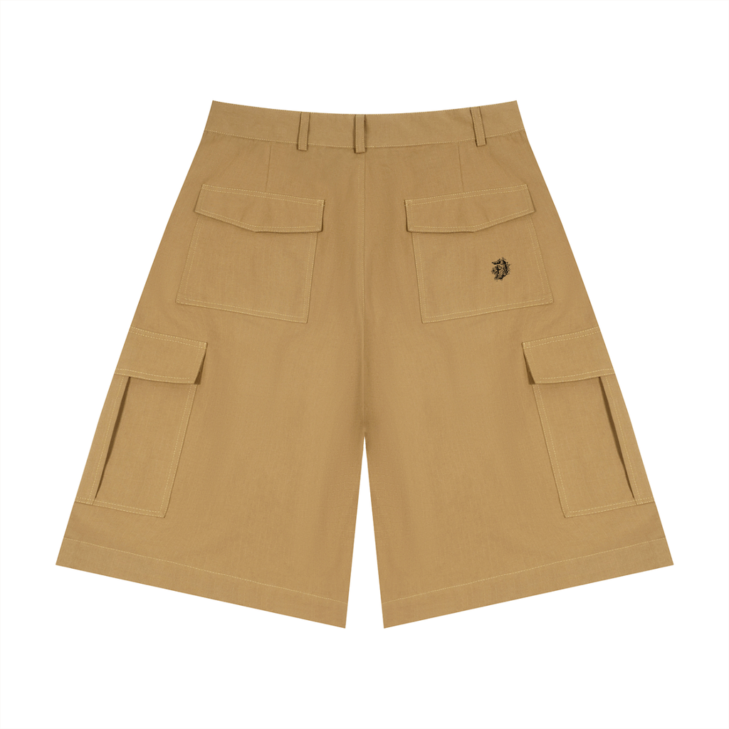 Unisex Woven Cargo Shorts