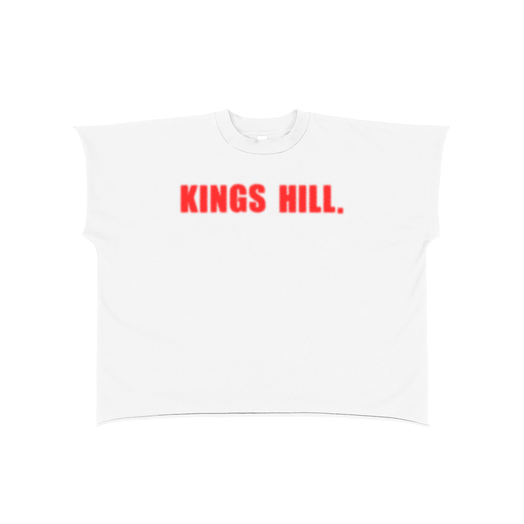 Raw Edge Boxy Non-Shrink T-Shirt