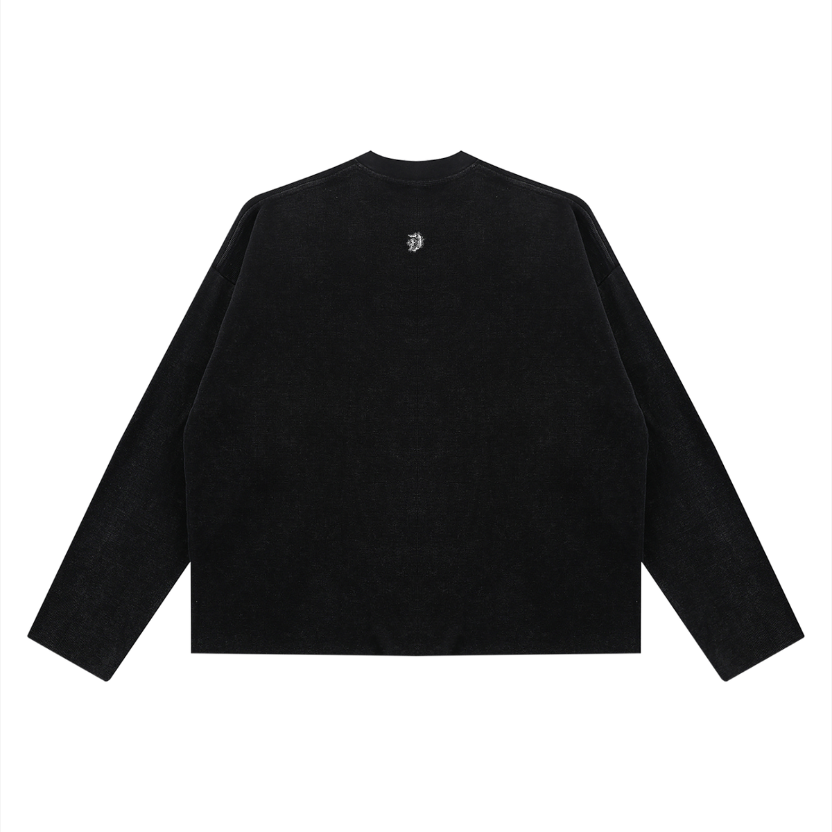 Unisex Vintage Wash Boxy  Waffle Raw Edge T-Shirt